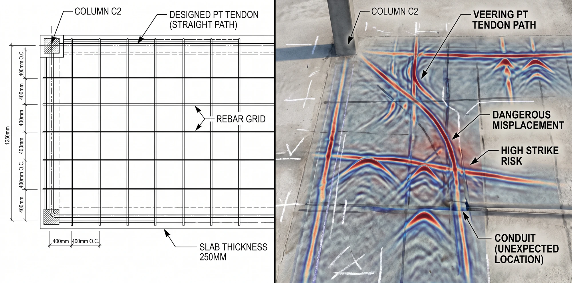 Rebar & Post-Tension Cable Locating